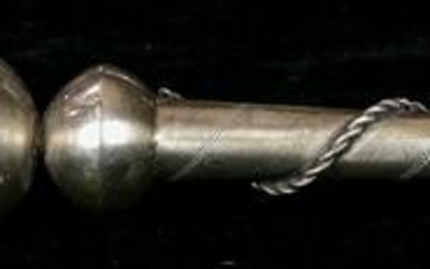 A Russian .84 silver torah pointer