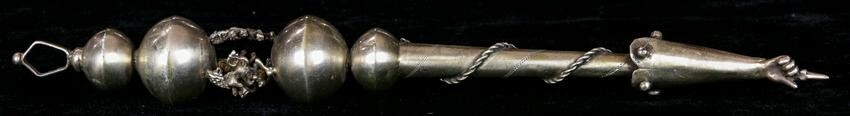 A Russian .84 silver torah pointer