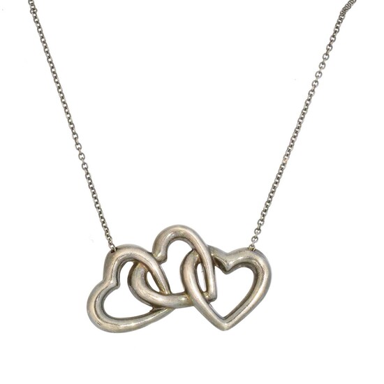 A Tiffany & Co. Triple Heart Necklace