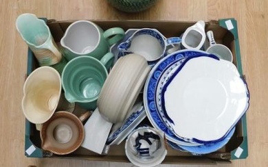 A collection of 19th Century/20th Century blue and white china...