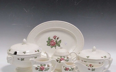 A collection of Wedgwood 'Moss Ross' ceramics to include serving platter, jugs, terrine dish, etc