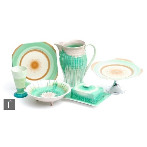 A collection of assorted 1930s Shelley Harmony wares to incl...