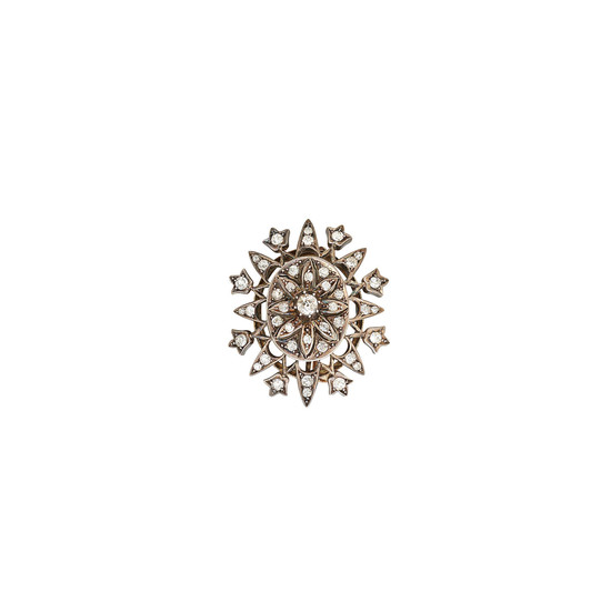 A diamond pendant/brooch