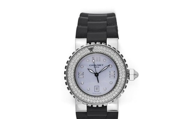 A diamond-set 'Class One' wristwatch, by Chaumet