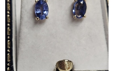A good pair of Gold and Topaz Earrings.