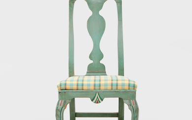 A late baroque 18th century chair.