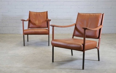 A pair of 'Crillion' armchairs