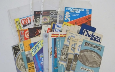 A quantity of football programmes to include, Chelsea