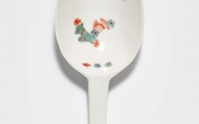 A rare Meissen porcelain serving spoon from the dinner service for Count Sulkowski
