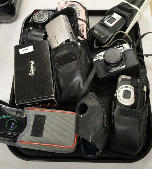 A selection of cameras