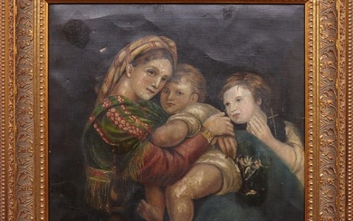 After "Raphael," Raffaello Sanzio da Urbino (Italian, 1483-1520), "Madonna della Seggiola," 19th c.