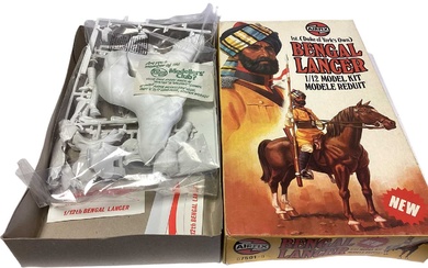Airfix 1:12 Scale 1st (Duke of York) Bengal Lancer, boxed No. 07501-9 (2)