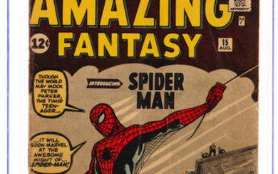 Amazing Fantasy #15 (Marvel, 1962) CGC Apparent GD 2.0...