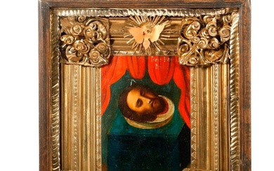 An Icon of the Head of Saint John, in Kiot.