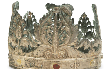 An Italian .800 Silver and Semi-Precious Stone Mounted "Crown of the Madonna"