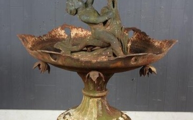 Antique Cast Iron Fountain