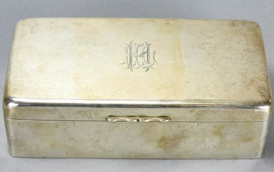 Antique English Sterling Silver Box w London Marks