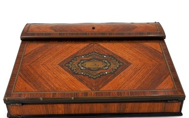 Antique French Napoleon III Era Kingswood Portable Writing Desk