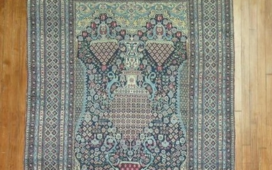 Antique Persian Teheran Prayer Rug