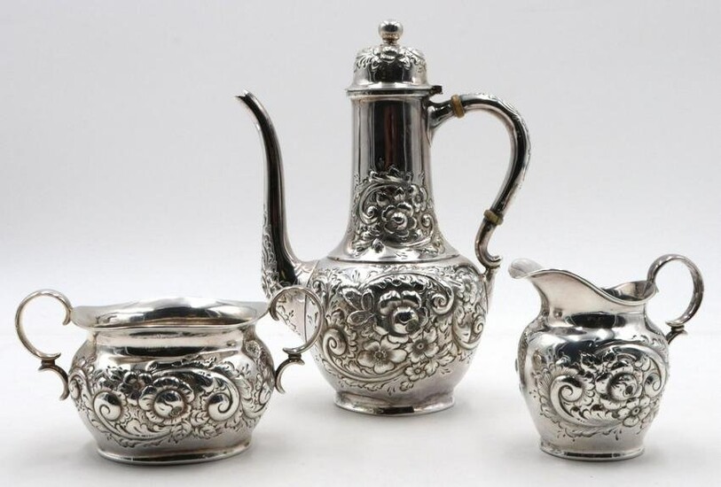 Antique Sterling Silver Coffee Set