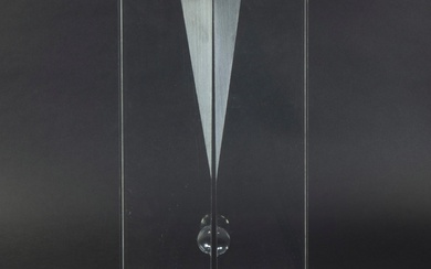 Antonia LAMBELE (1943), sculpture in plexi/perspex Les jumeaux