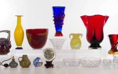 Art Glass and Ceramic Assortment
