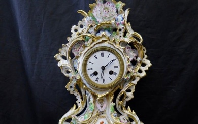 Aubert & Klaftenberger Porcelain Clock