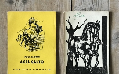 Axel Salto: Axel Salto. Cph 1962. + Poul La Cour (ed.) Axel Salto. Vor TidsKunst. Cph 1940. Both in orig. wrappers. (2)