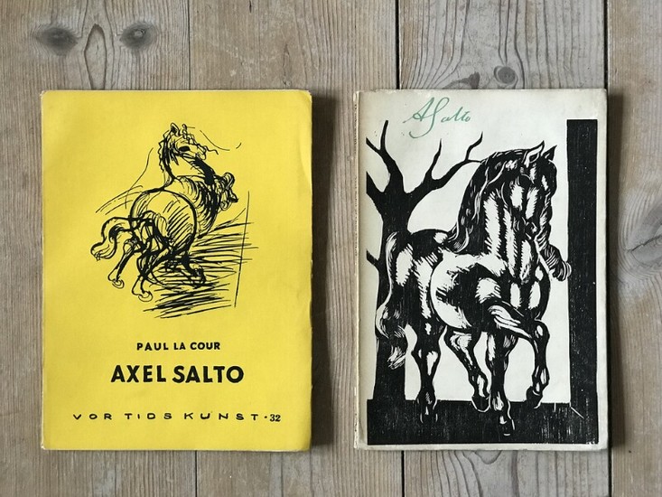 Axel Salto: Axel Salto. Cph 1962. + Poul La Cour (ed.) Axel Salto. Vor TidsKunst. Cph 1940. Both in orig. wrappers. (2)