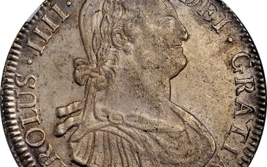 BOLIVIA. 4 Reales, 1799-PTS PP. Potosi Mint. Charles IV. NGC MS-63.