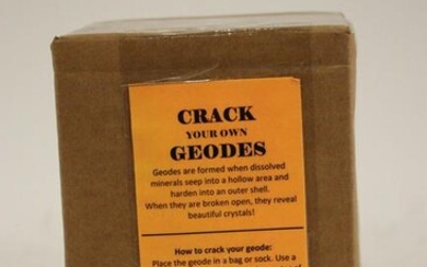 BOX OF BREAK YOUR OWN GEODES