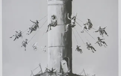 Banksy,British b.1974- Visit historic Palestine; offset lithograph in colours,stamped on the...