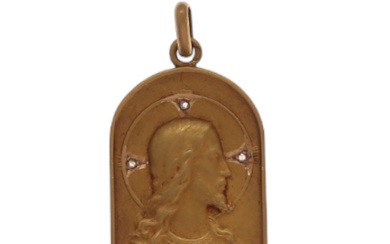 Barcelona devotional gold medal, first third of the 20th Century.