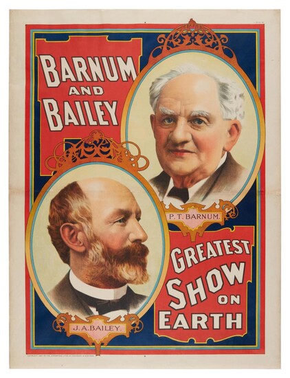 Barnum & Bailey Circus | Fine double portraits of P. T. Barnum and James Bailey