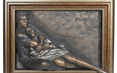 Bill Mack 'Together' Bonded Bronze Sculpture