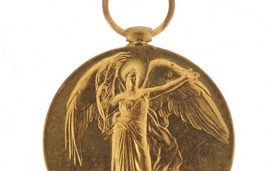 British military World War I Victory medal awarded to