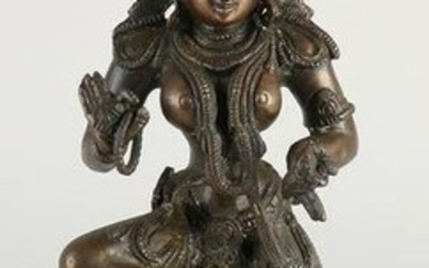 Bronze Buddhist figure, H 28 cm.