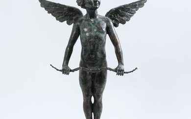Auguste Moreau "Vici" Bronze Sculpture of Cupid