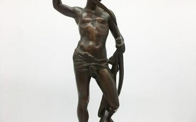 Bronze statue of Goliath David