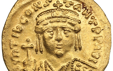 Byzantine Empire, Constantinople AV Solidus - Tiberius II Constantine (AD 578-582)