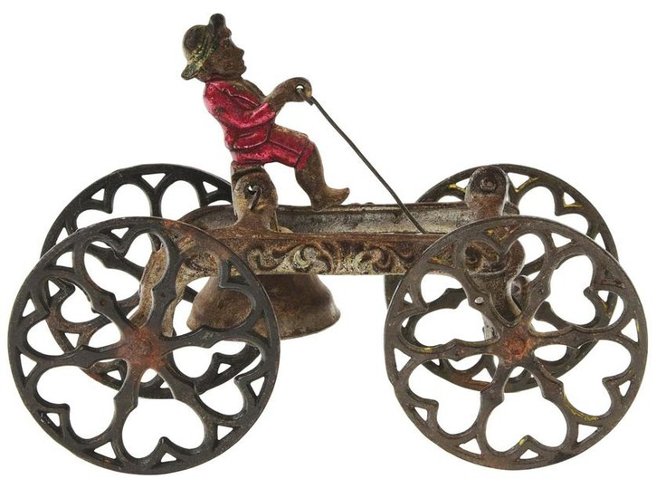 CAST IRON BELL TOY.