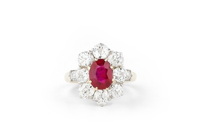 CHAUMET | BAGUE RUBIS ET DIAMANTS | RUBY AND DIAMOND RING