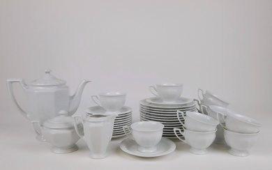 COFFEE SET, 28 pieces (+1), porcelain. “Maria” Rosenthal, 20th century.