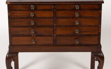 CONTINENTAL INLAID EIGHT-DRAWER CHEST