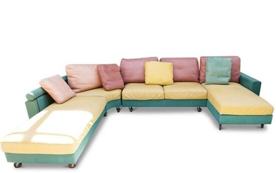 "Calia" Italian Leather Couch
