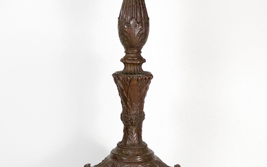 Candlestick; following models of the PIRANESI workshop, XIX century.