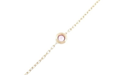 Cartier 18K Pink Gold Sapphire D'Amour Bracelet E0617