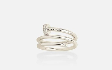 Cartier, 'Juste un Clou' diamond and white gold ring
