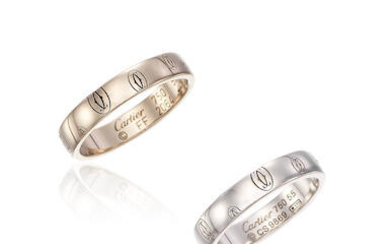 Cartier: Pair of 'Logo de Cartier' Rings