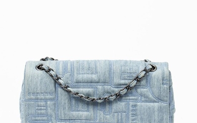 SOLD. Chanel: A "Perfume Bottle Flap Bag" of blue quiltet denim, silver tone hardware and double chain strap. – Bruun Rasmussen Auctioneers of Fine Art